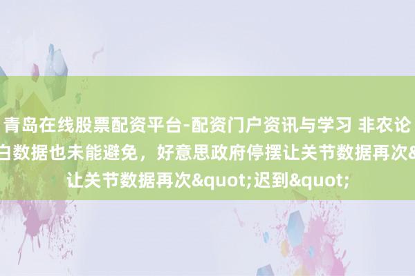青岛在线股票配资平台-配资门户资讯与学习 非农论述又延期！职位空白数据也未能避免，好意思政府停摆让关节数据再次"迟到"