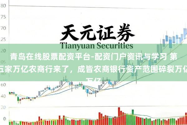 青岛在线股票配资平台-配资门户资讯与学习 第五家万亿农商行来了，成皆农商银行资产范围碎裂万亿